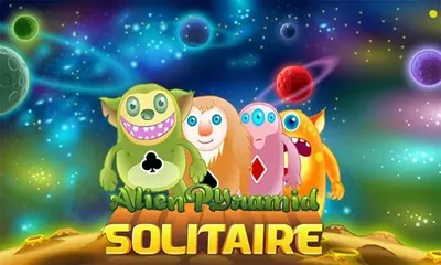 Alien Pyramid Solitaire, naslovna slika igre