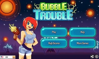 Bubble Trouble game cover