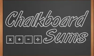Chalkboard Sums game cover