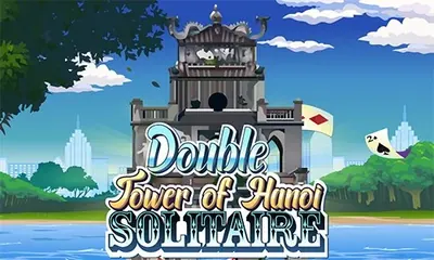Double Tower of Hanoi Solitaire game cover