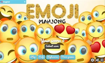 Emoji Mahjong game cover