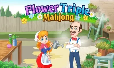 Flower Triple Mahjong game cover