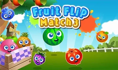 Fruit Flip Match 3 game cover