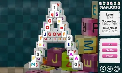 Letter Mahjong game cover