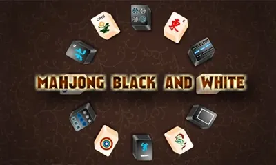 Mahjong Black and White game cover