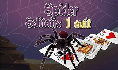 Spider Solitaire 1 suit game cover