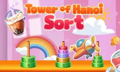 Tower of Hanoi Sort game cover